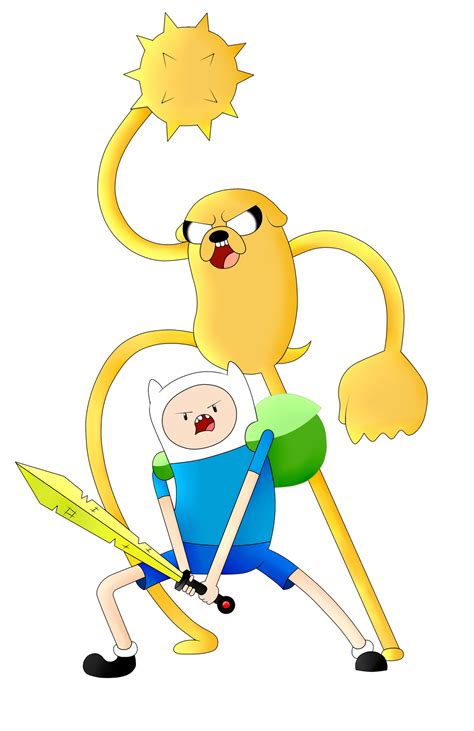 Adventure Time Finn And Jake Prepare For The Fight By Andyeahftw On