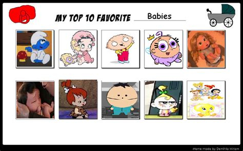 My Top 10 Favorite Animated Babies By Smurfette123 On Deviantart
