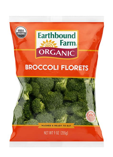 Organic Broccoli Florets Earthbound Farm
