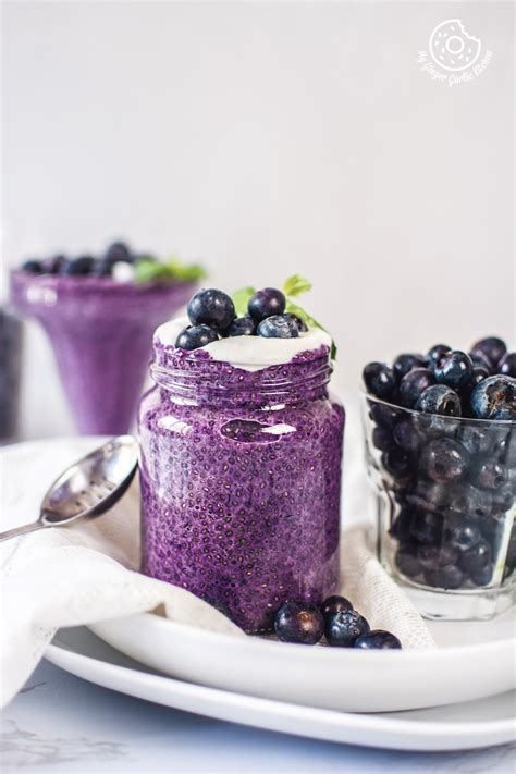 Blueberry Chia Seed Pudding Recipes Video Easy 5 Ingredients My