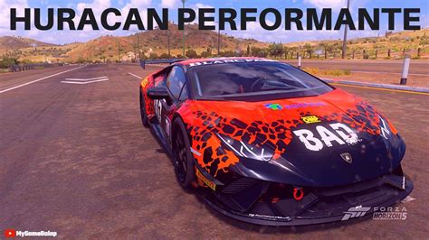 Lamborghini Huracan Performante Accelerations And Driving In Forza