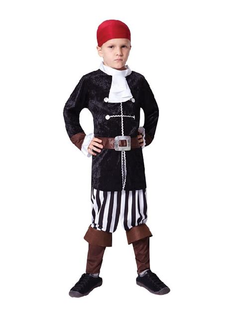 Pirate Captain Boy Costumes R Us Fancy Dress