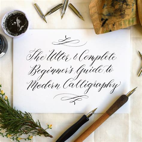 The Beginner S Guide To Modern Calligraphy The Postman S Knock Modern Calligraphy Tutorial