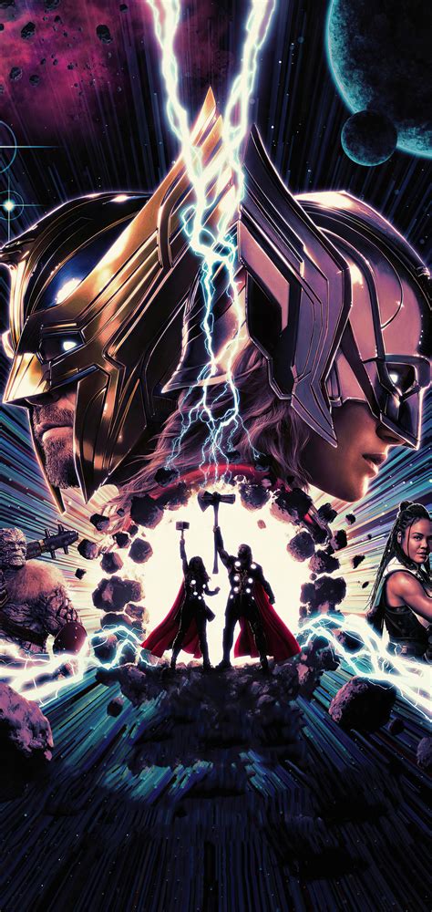 1080x2280 2022 Thor Love And Thunder Poster One Plus 6huawei P20honor