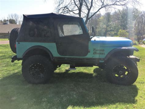 Awesome Custom Cj7 Diesel Jeep V8 4x4 Lifted Off Road Excellent Trade