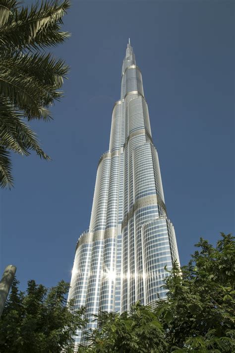 Base View Of The Famous Landmark In Dubai