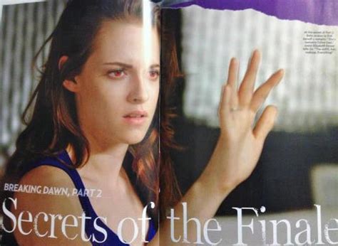 New Pics Of Kristen In Breaking Dawn Part Inside US Magazine Kristen Stewart Photo