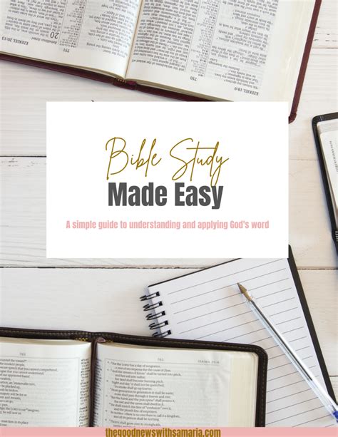 Bible Study Made Easy Guide