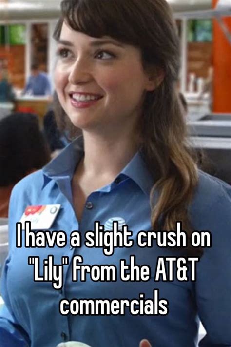 I Have A Slight Crush On Lily From The Atandt Commercials