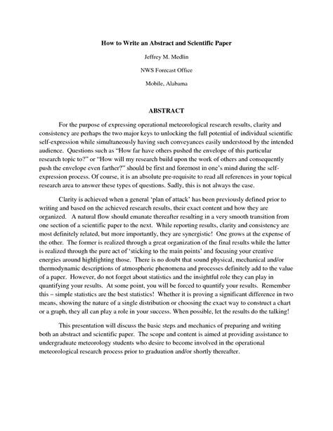 Best Photos Of Sample Abstract For Research Paper Examples Abstracts