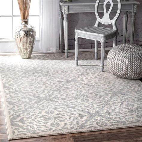 Nuloom Contessa 8 X 10 Gray Indoor Abstract Area Rug In The Rugs