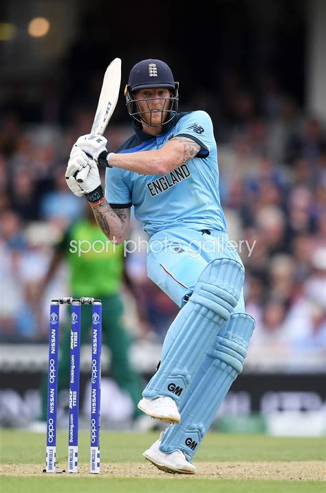 Ben Stokes England Batting V South Africa World Cup 2019 Images