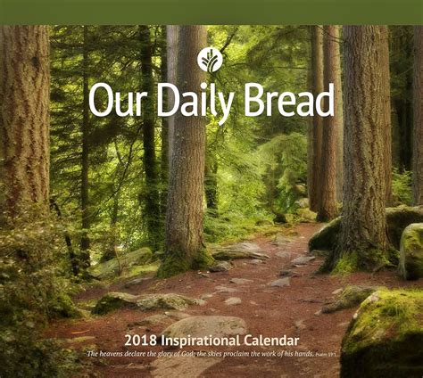 Our Daily Bread 2018 Wall Calendar Our Daily Bread Ministries Amazon