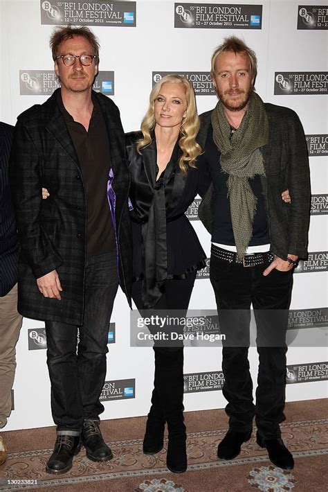 L R David Thewlis Joely Richardson And Rhys Ifans Attend A Photocall
