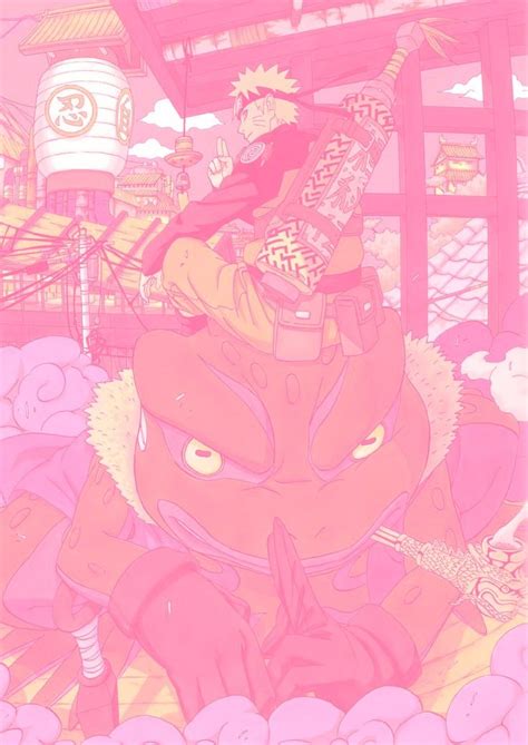 Pink Version Anime Poster For Room Decor Naruto Wallpaper Iphone Phone