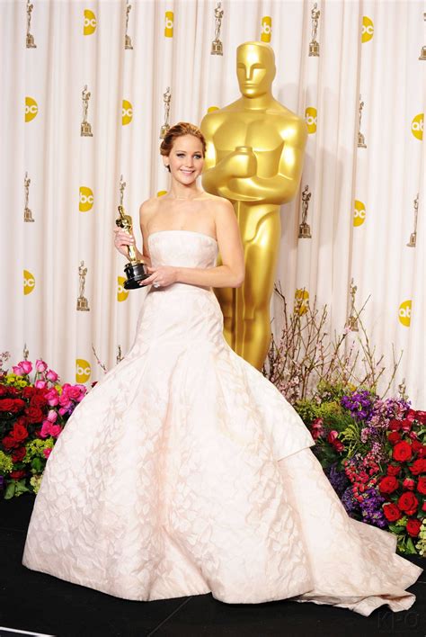 Jennifer Lawrence At The 85th Annual Academy Awards Ceremony The