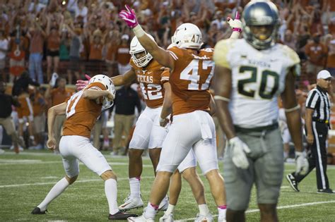 Texas kicker Trent Domingue admits he was 'extremely nervous' before ...