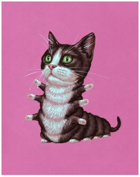 Tuxedo Cat A Surreal Print By Casey Jones Tuxedo Cat Art Cat Art Print Cat Art