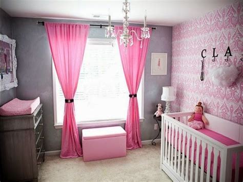 Dormitorios Para Bebés En Color Rosa Y Gris Ideas Para Decorar