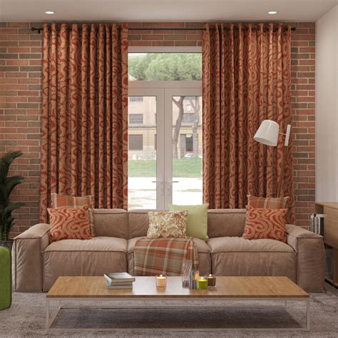McAlister Textiles | Burnt Orange Curtains – McAlister Textiles