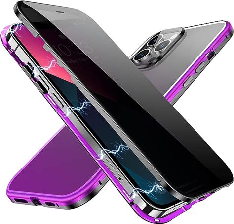 Yunqe Privacy Magnetic Case For Iphone 13 Pro Max Double