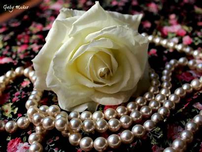 Pearls Petals Cloth Pearl Rose Flower