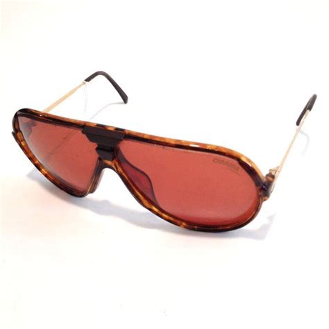 vintage carrera retro brown tortoise shell aviator designer sunglasses shell frame heart