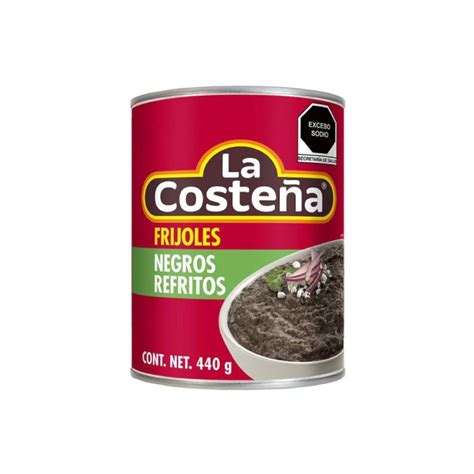 tienda scorpion frijoles la costeña refritos negros lata 440 gramos en tienda scorpion puedes