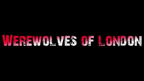 Werewolves Of London Warren Zevon Lyrics Youtube