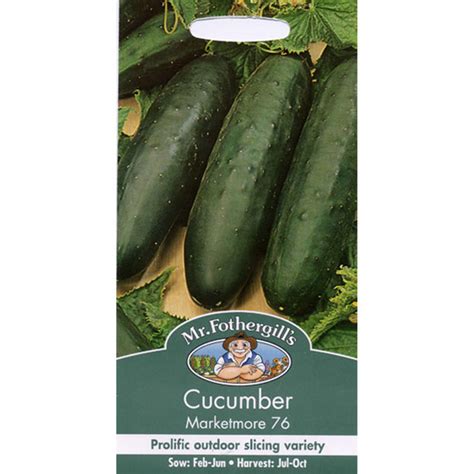 Mr Fothergills Seeds Cucumber Marketmore 76 Ocado