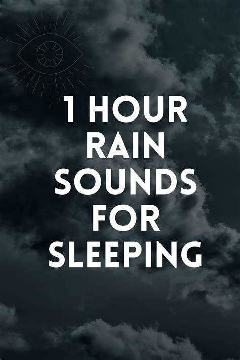 Rain Sounds For Sleeping Artofit