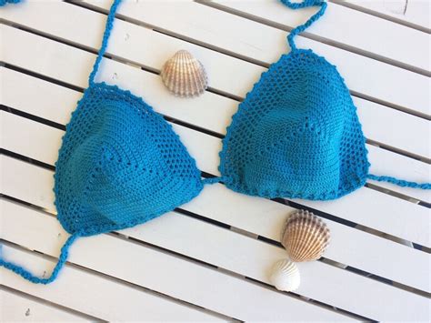 high hip crochet bikini sexy crochet bikini brazilian high etsy