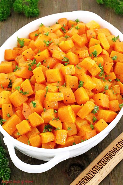 Easy Roasted Butternut Squash Recipe Valyas Taste Of Home