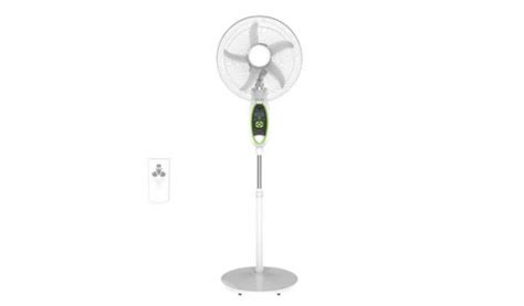 Jtc Up To 30 Hours On Battery 16 Rechargeable Floor Fan Led Light 9 Speeds