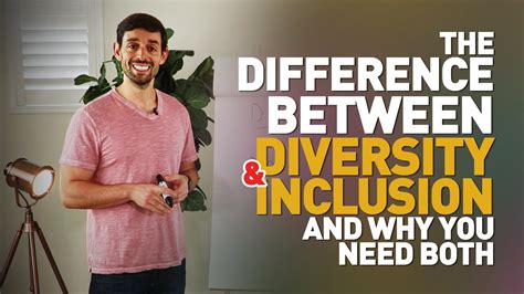 the difference between diversity and inclusion and why you need both jacob morgan youtube