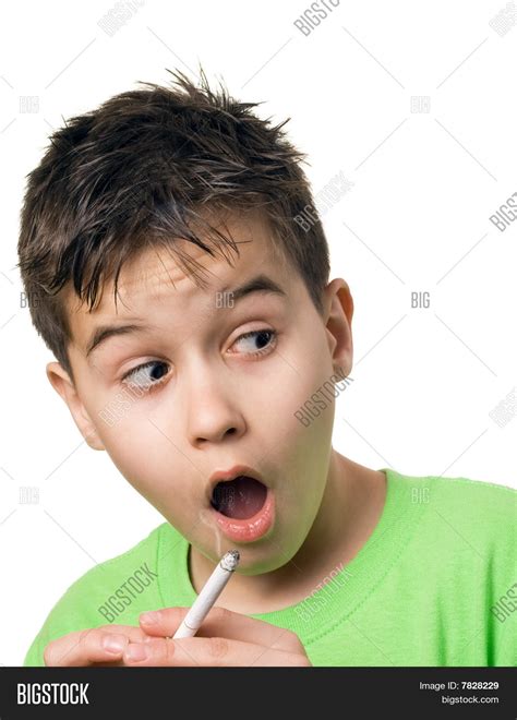 Boy Cigarette Image And Photo Free Trial Bigstock