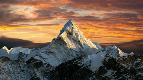 Wallpaper Nature Mountain Top Mount Everest Landscape 3840x2160