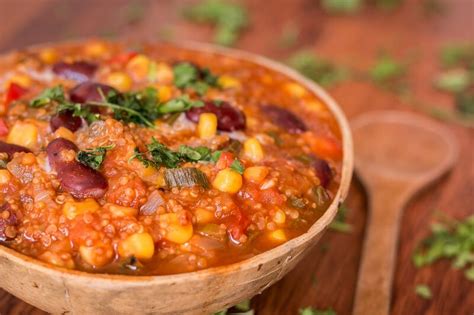 Vegetarisches Chili Con Carne Mit Linsen