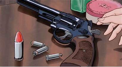 Anime Aesthetic Gifs Gun Retro 80s Rhade