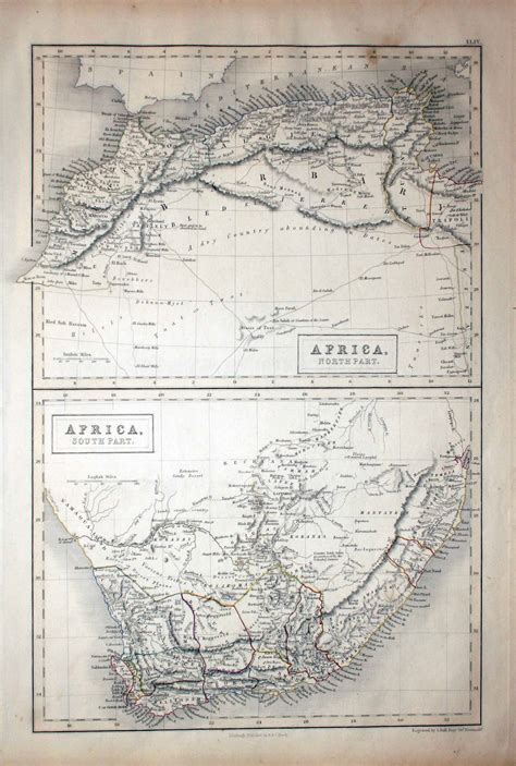 Antique Maps Of Africa Richard Nicholson Of Chester