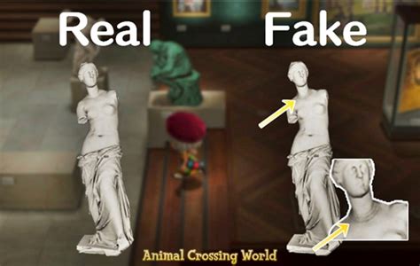 Animal Crossing Redds Paintings And Statues Real Vs Fake Redd Art Guide