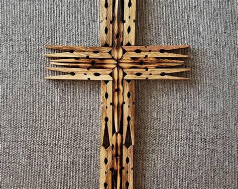 Country Clothespin Crosses By Clothespincrosses On Etsy Wooden