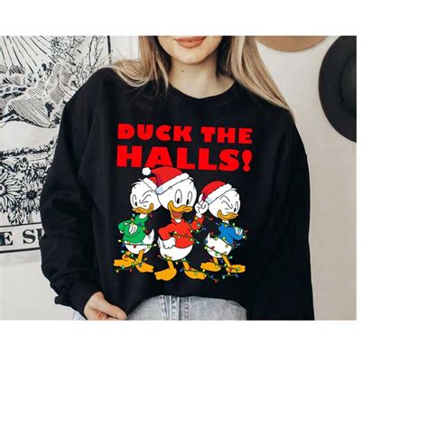 Disney Huey Louie Dewey Ducks The Halls Shirt Ducktales Dis Inspire