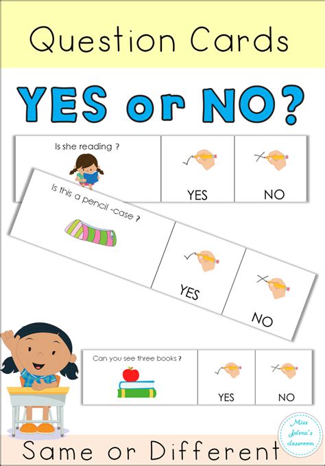 How Do You Teach Yes Or No Questions For Kindergarten