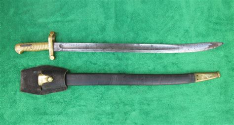 Civil War Us Model 1855 58 Caliber Musket Rifle Saber Bayonet Sword W