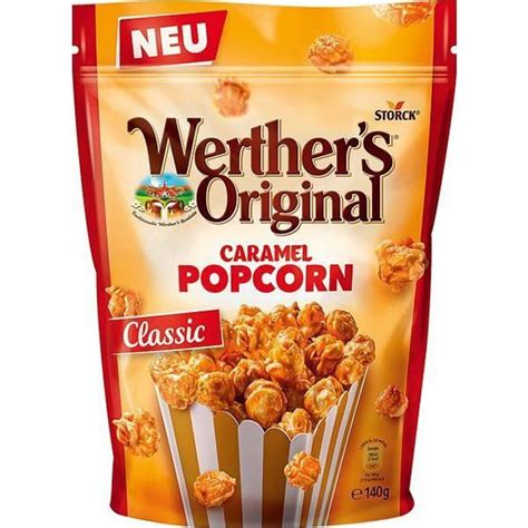 Werthers Original Caramel Popcorn Classic 140g Pack De 6 Achat