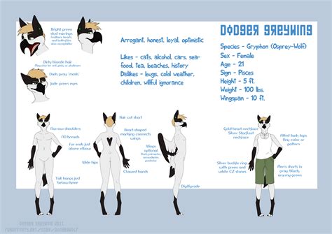 SilverGryphon Studios: Reference Sheets