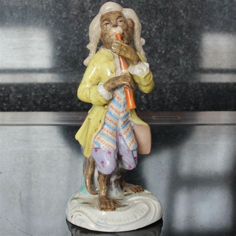 Antiques Atlas Porcelain Monkey Band Clarinet Player Figurine