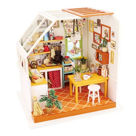 Diy Miniature Dollhouse Kitchen With Items Miniature Items