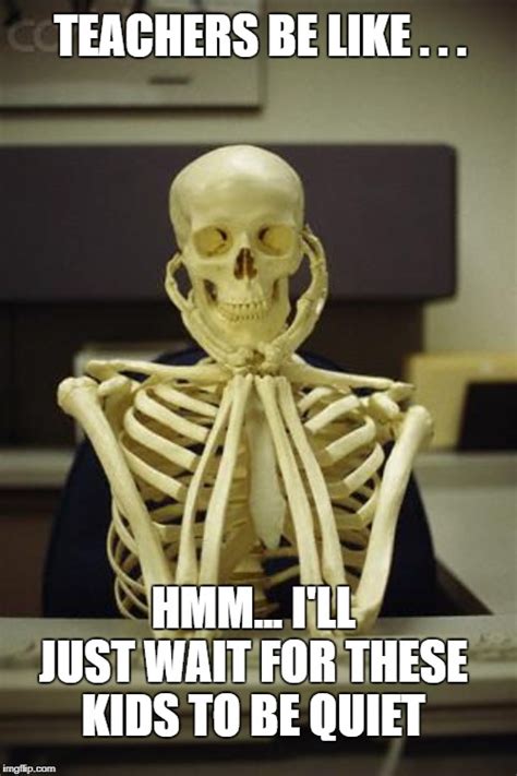 Waiting Skeleton Imgflip